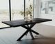 BlackWood »Table4YOU Austin Black Edition« Wildeiche Massivholztisch