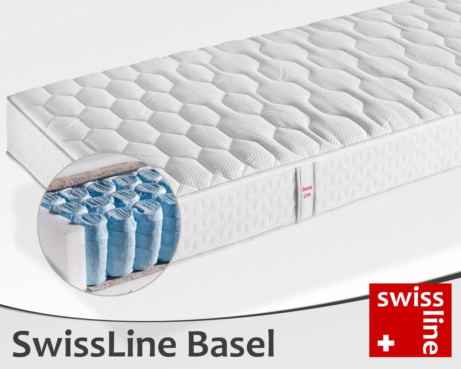 Bast SwissLine Basel Federkern-Matratzen • slewo.com