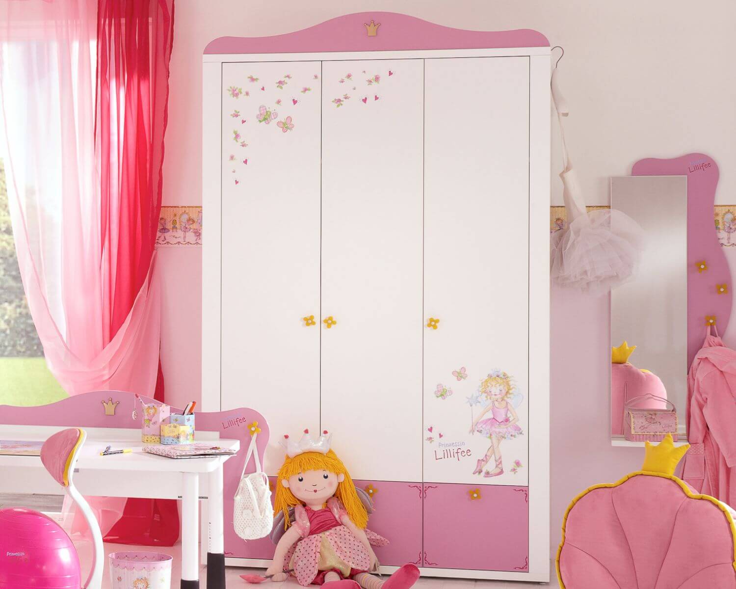 Prinzessin Lillifee Kinderzimmer Kleiderschrank • slewo.com